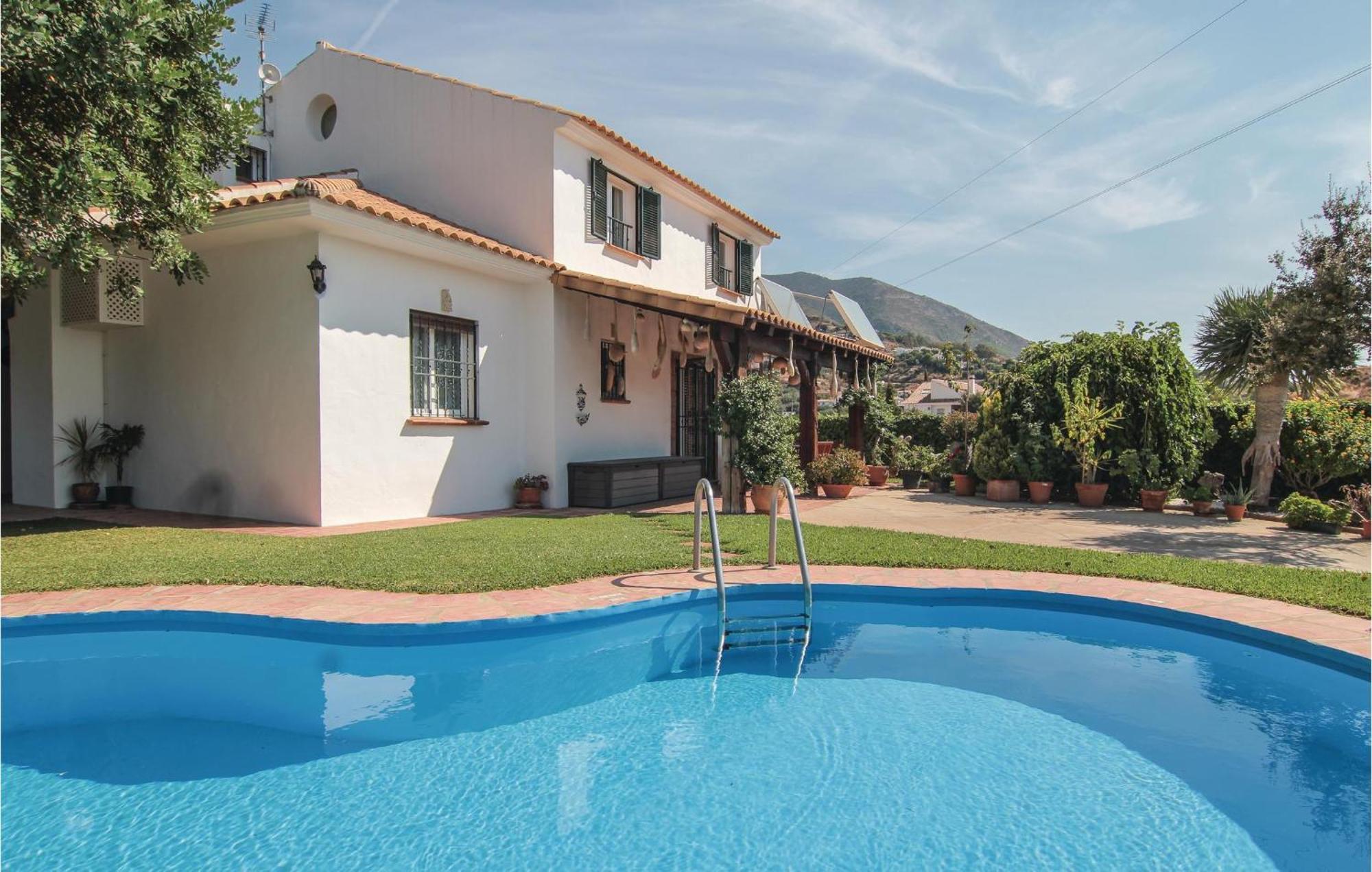 Awesome Home In Mijas With House Sea View Exteriör bild
